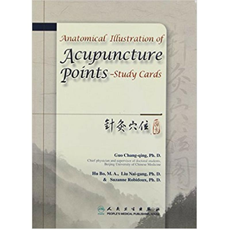 Anatomical Illustration of Acupuncture Points – Study Cards - cards ...