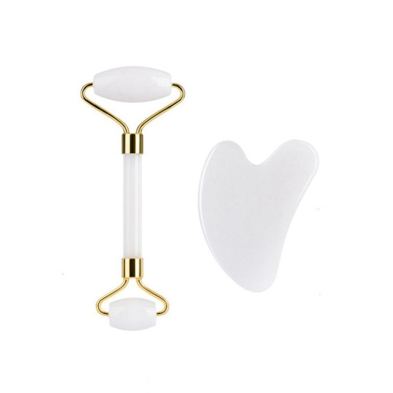 Guasha heartshape and jade guasha  massage roller