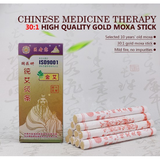 High quality gold moxa stick moxa-moxibustion