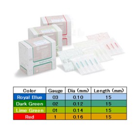 SEIRIN J15 acupuncture needles 15 mm with guide tube