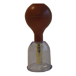 Plastic cup with ballpump and laserpen