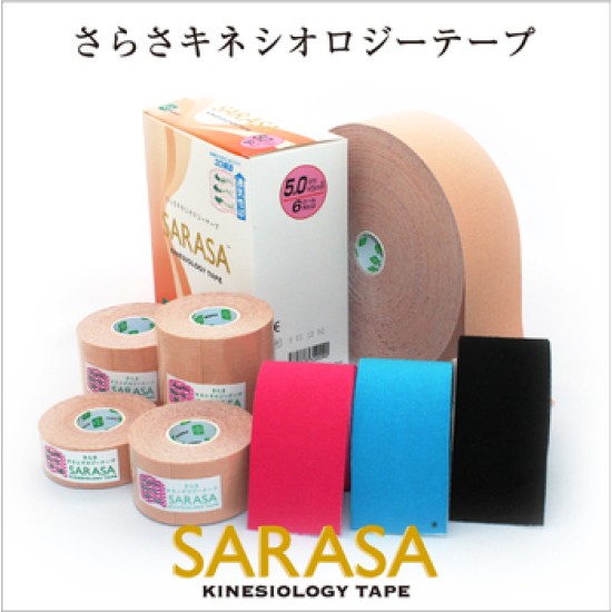 Sarasa kinesiology tape  5.0cm x 5m 6 Rolls